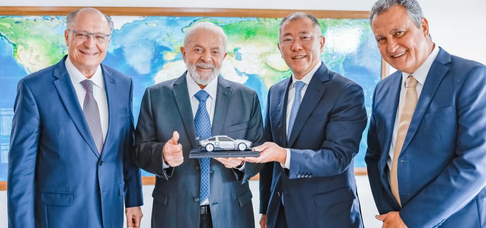 Lula diz que montadora Hyundai vai investir US$ 1,1 bi no Brasil até 2032