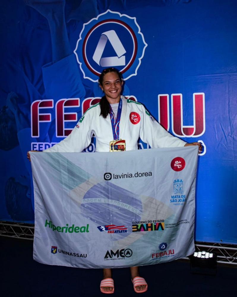 Judoca matense conquista dois títulos na Copa Bahia Open de Judô