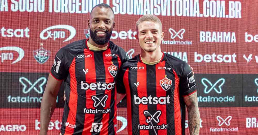 Mais reforços na Toca: Vitória apresenta zagueiro Reynaldo e volante Léo Naldi