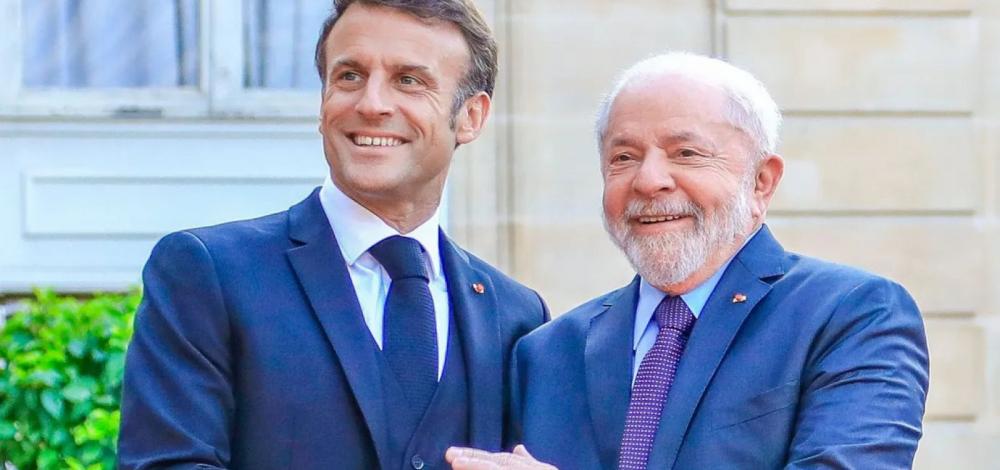 Lula acompanhará Macron em visita ao Brasil na próxima semana