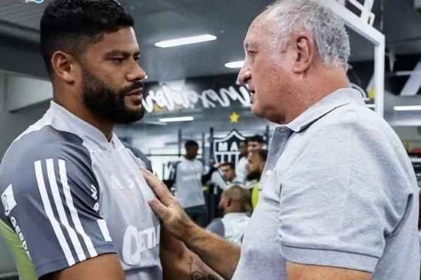 Hulk posta homenagem a Felipão e se despede do ex-técnico do Galo: 'gigante'