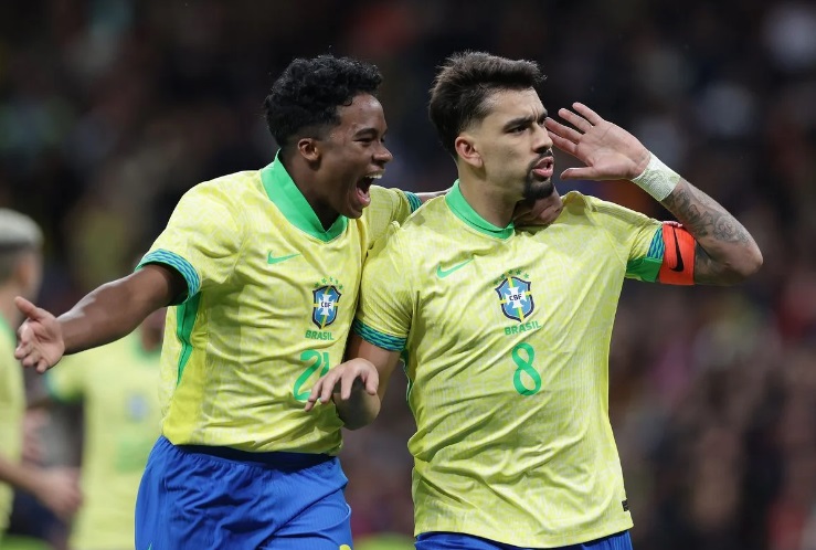 Endrick marca no Bernabéu e Brasil arranca empate com a Espanha