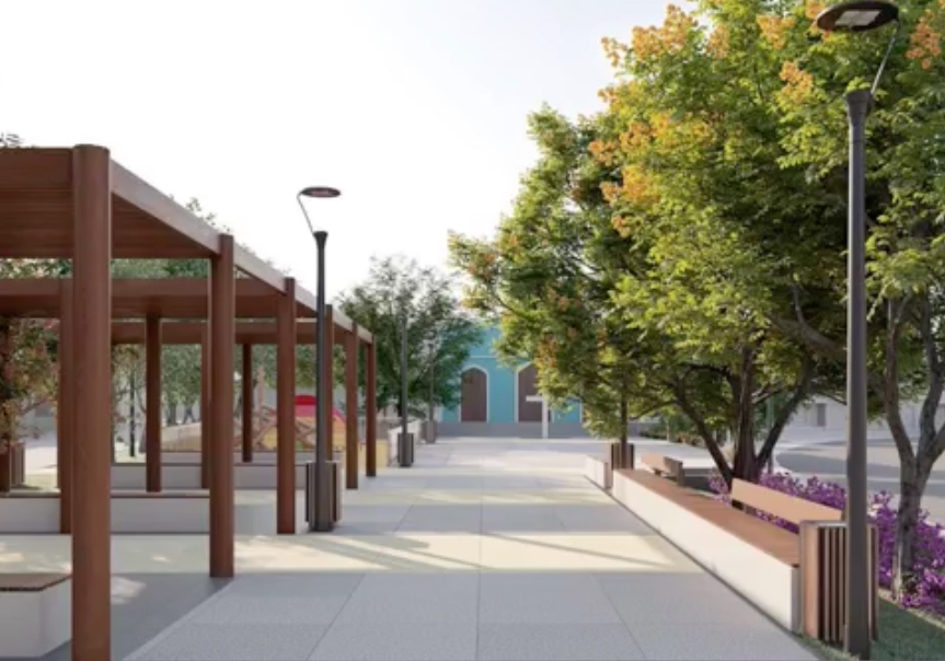 Nova Praça de Malhadas será inaugurada neste sábado (30)