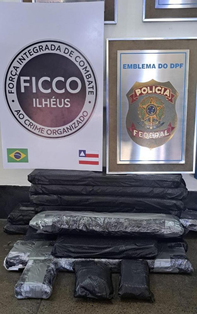 FICCO e PF interrompem esquema de transporte de cocaína para a Europa