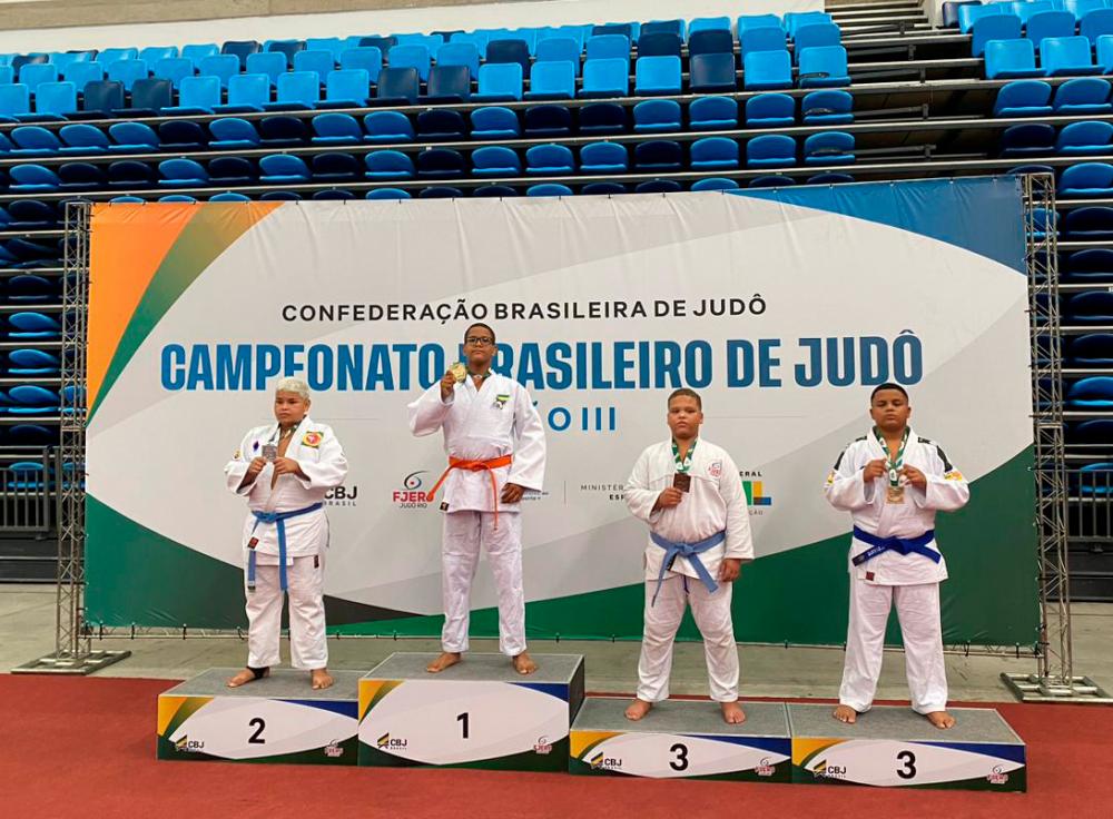 Samuel Carmo de Mata de São João conquista título nacional no judô