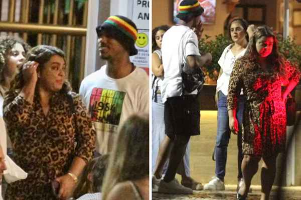 Preta Gil curte noite no Rio com o cantor baiano 'O Kannalha'