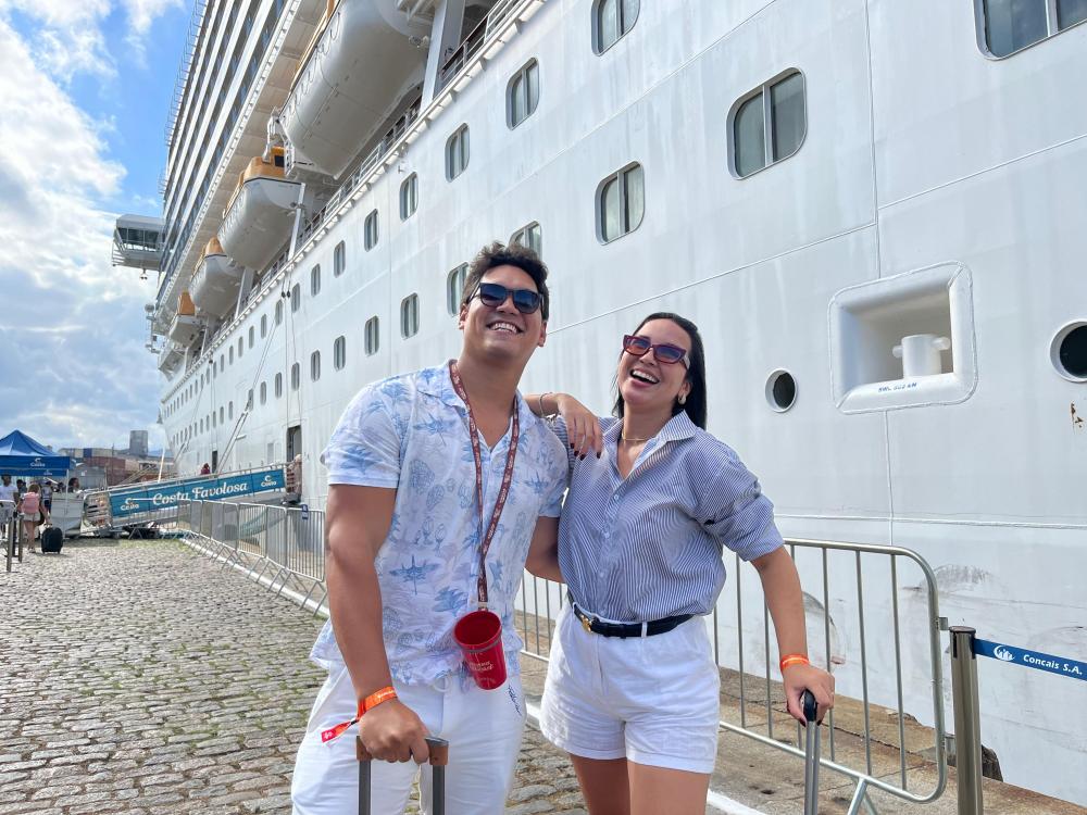 Guid Monteiro e Luan Ribeiro embarcam no Cruzeiro Chilli Mob Cruise 2024