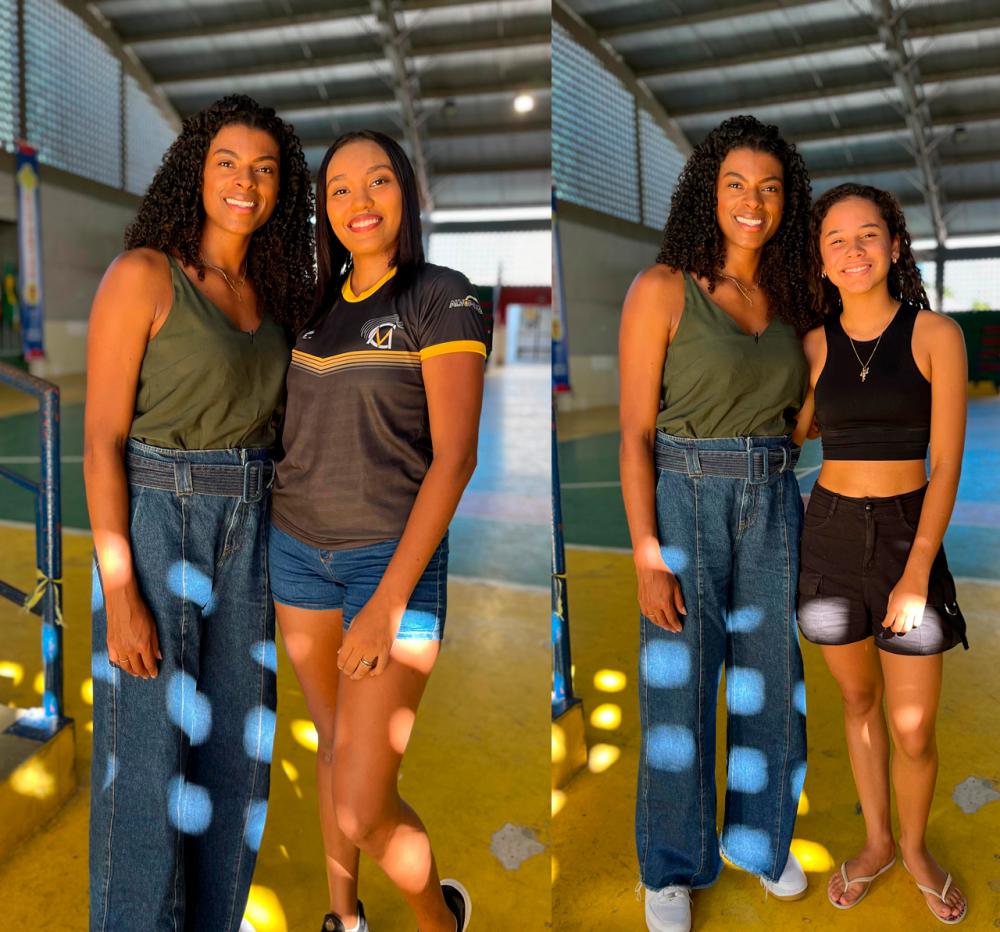 Ex-jogadora de vôlei da Seleção Brasileira prestigia evento esportivo em Mata de São João