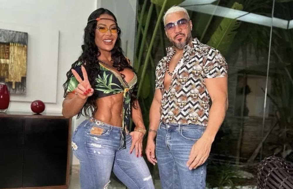 Gracyanne volta atrás e nega relacionamento com personal