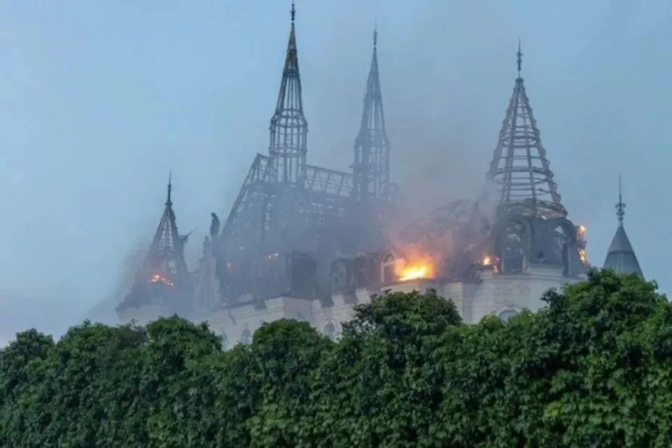 Castelo de Harry Potter fica destruído após ataque russo na Ucrânia