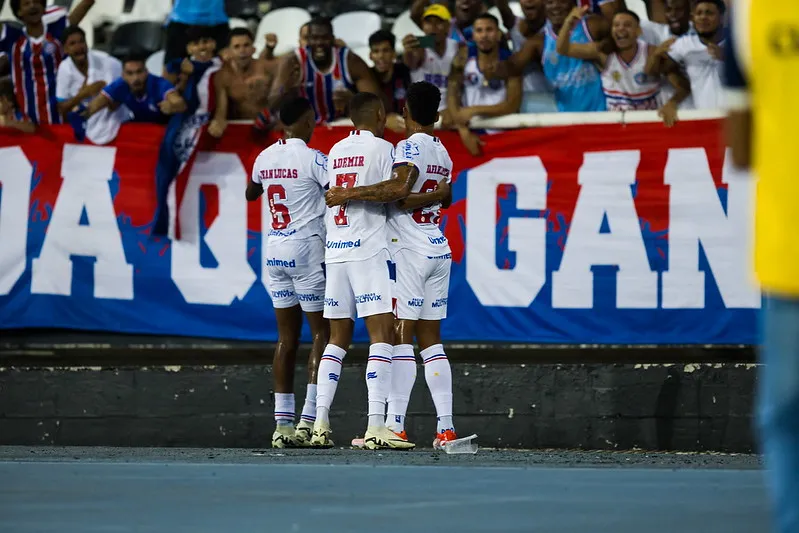Bahia vence Botafogo fora de casa e assume vice-liderança do Brasileirão