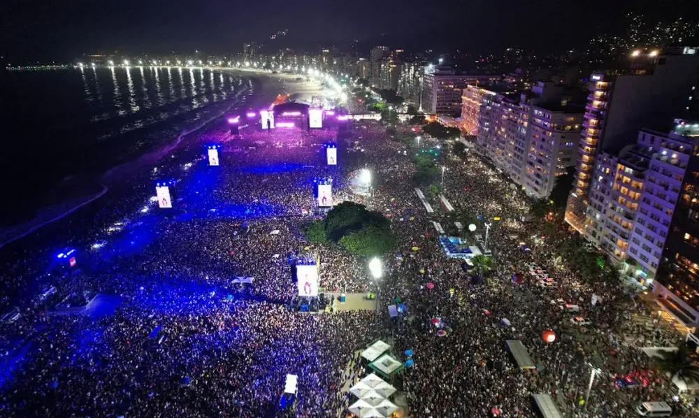 Madonna: retorno foi superior a R$ 300 milhões para economia do estado do RJ