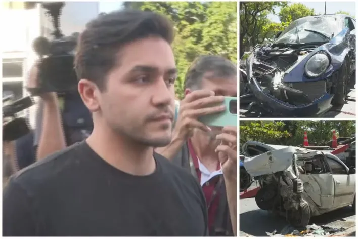 Condutor de Porsche se entrega à polícia após 3 dias foragido