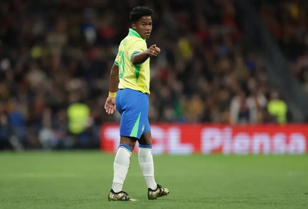 Endrick deve assumir a camisa 9 da Seleção Brasileira