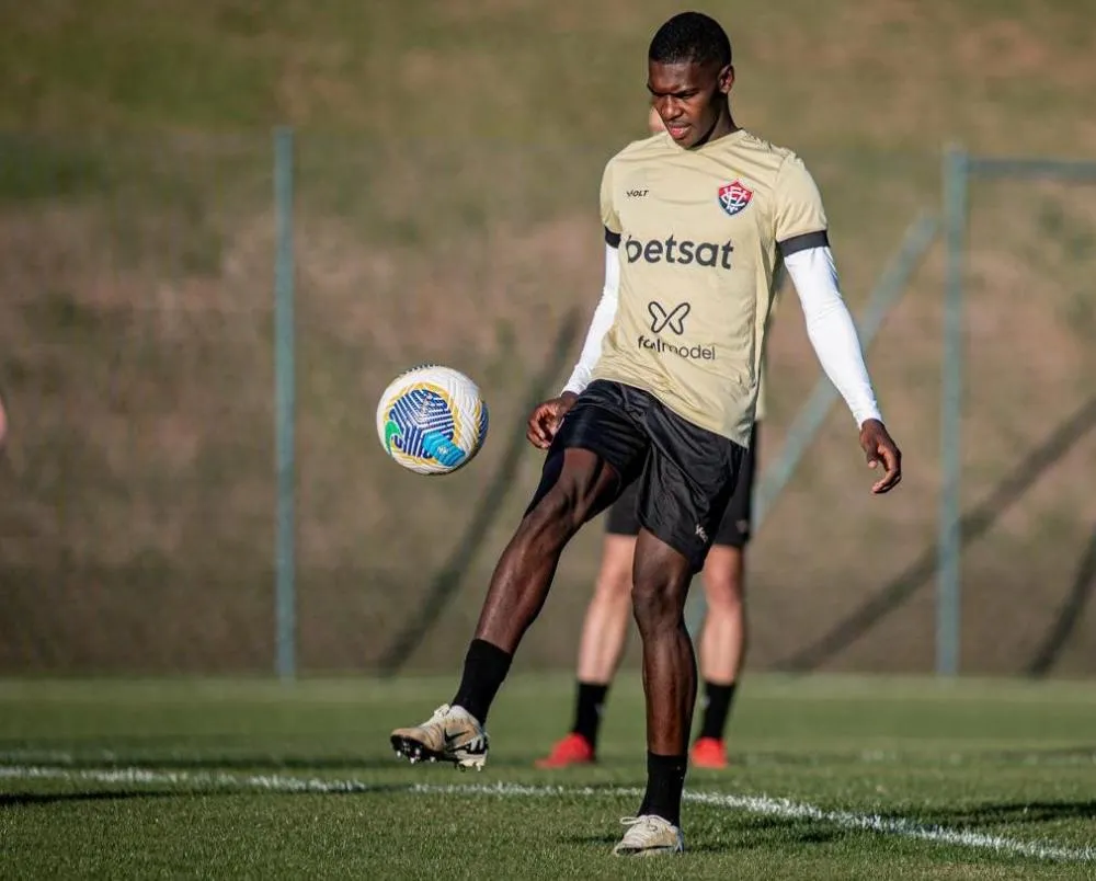 Vitória realiza único treino antes do jogo contra o Red Bull Bragantino