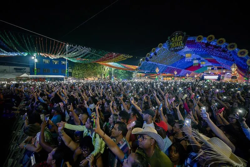 Mais de 30 mil pessoas estiveram na Praça Amado Bahia nesse São João