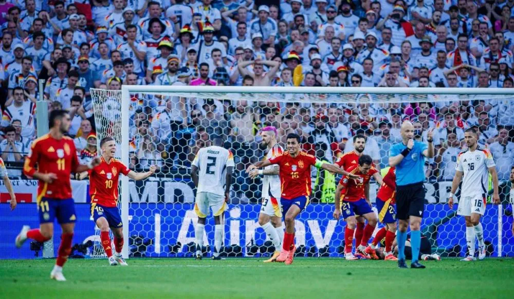 Espanha derruba anfitriã Alemanha na prorrogação e vai à semifinal da Eurocopa