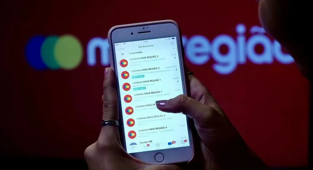 É de graça: participe do grupo de WhatsApp do Mais Região e receba as notícias no seu celular