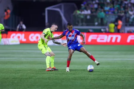 Bahia vacila, perde para o Palmeiras e sai do G-4