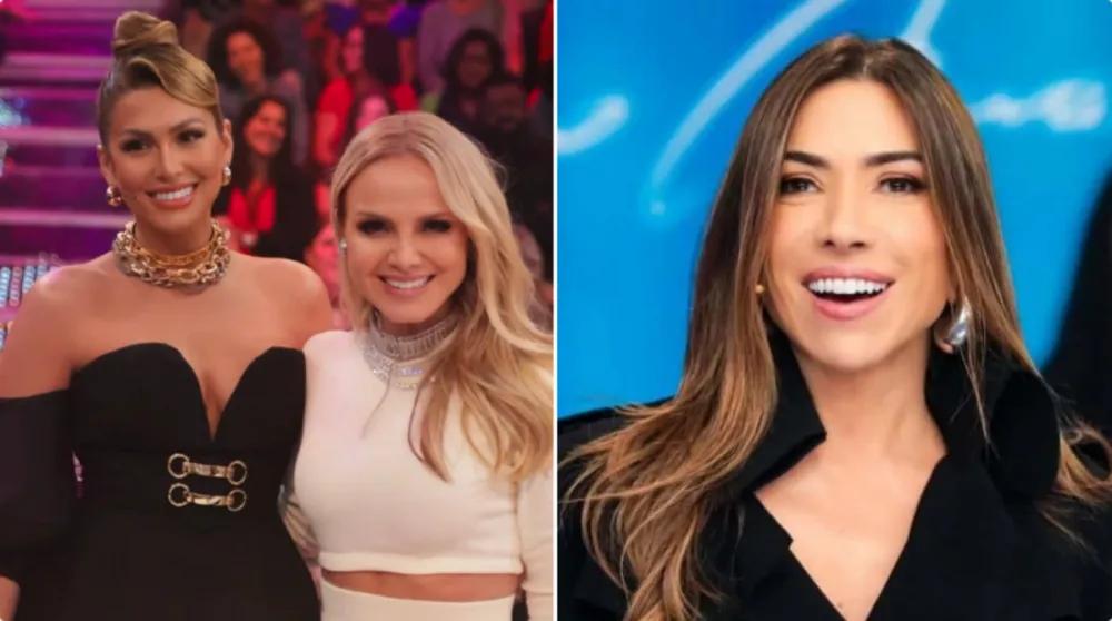 Lívia Andrade manda indireta para Patrícia Abravanel durante chegada de Eliana no Domingão: 'Herdeira'