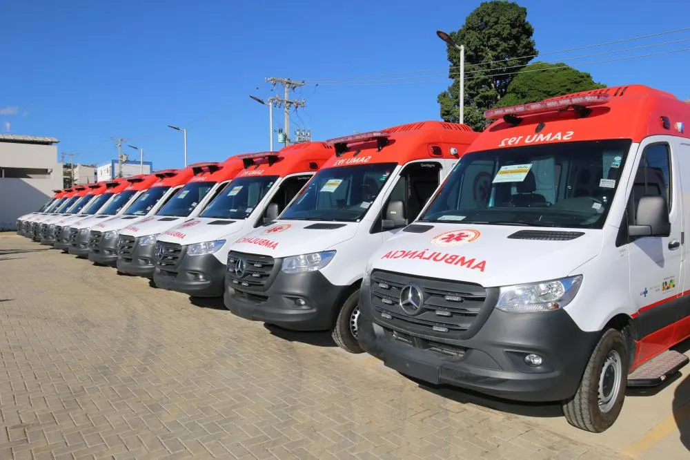 Bahia recebe 34 novas ambulâncias do Samu