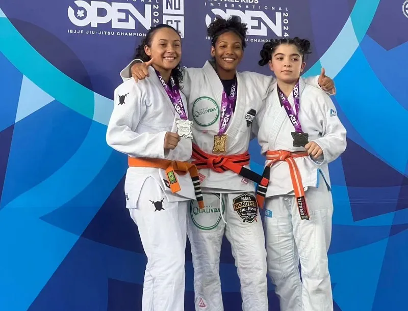  Estudante baiana conquista ouro no campeonato internacional de jiu-jitsu