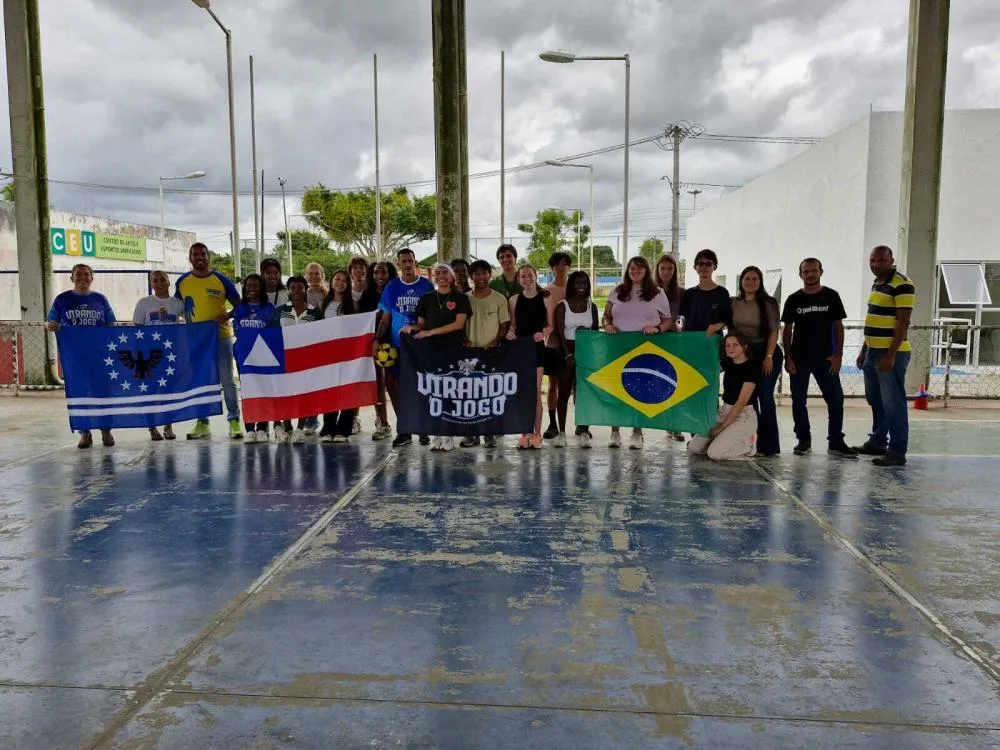 Jovens embaixadores participam de intercâmbio cultural e esportivo em Dias d’Ávila
