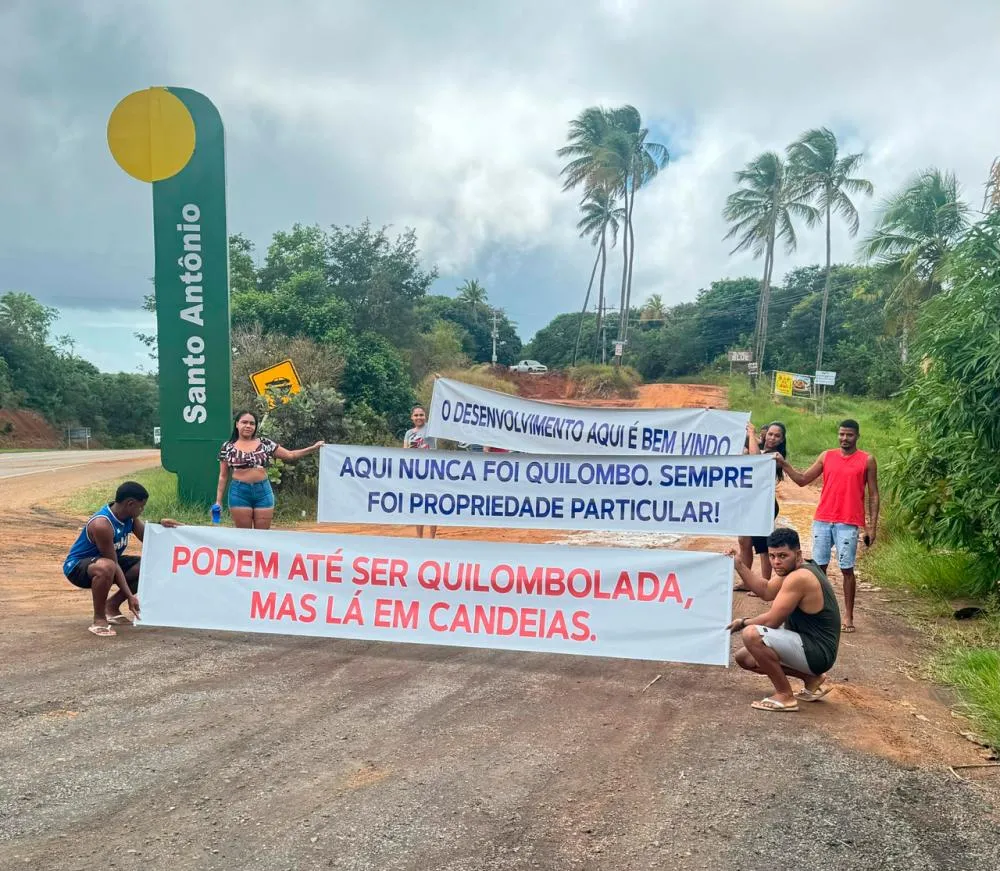 Moradores de Santo Antônio protestam contra reconhecimento de suposta comunidade quilombola