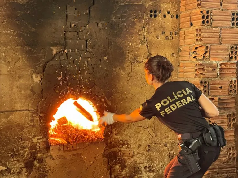 Polícia Federal incinera 3,8 toneladas de drogas 