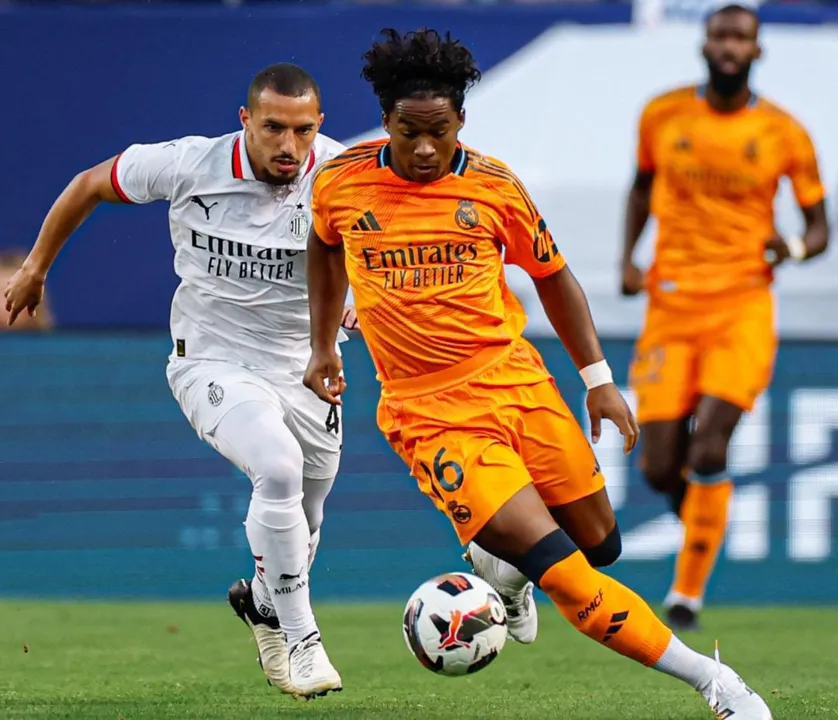 Em amistoso internacional, Endrick estreia com a camisa do Real Madrid