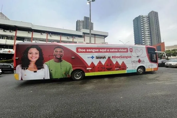Unidade do Homoba chega em Dias d’Ávila para doação de sangue até sexta dia 9