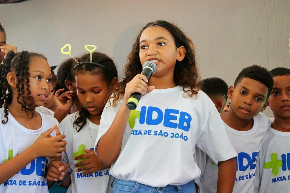 Educação de Mata de São João fica em 1º lugar no Ideb 2023 