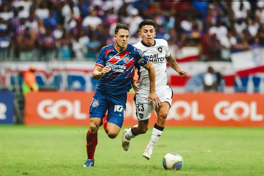 Bahia empata sem gols com Botafogo em jogo disputado na Arena Fonte Nova
