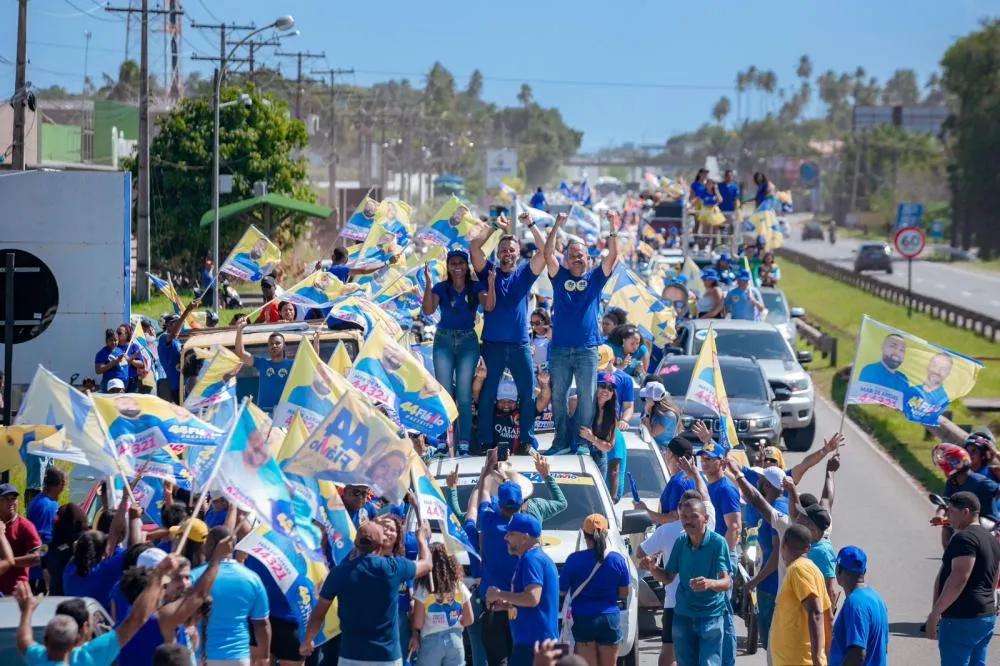 Arembepe e Abrantes vivem momento histórico em carreata do 44 neste domingo