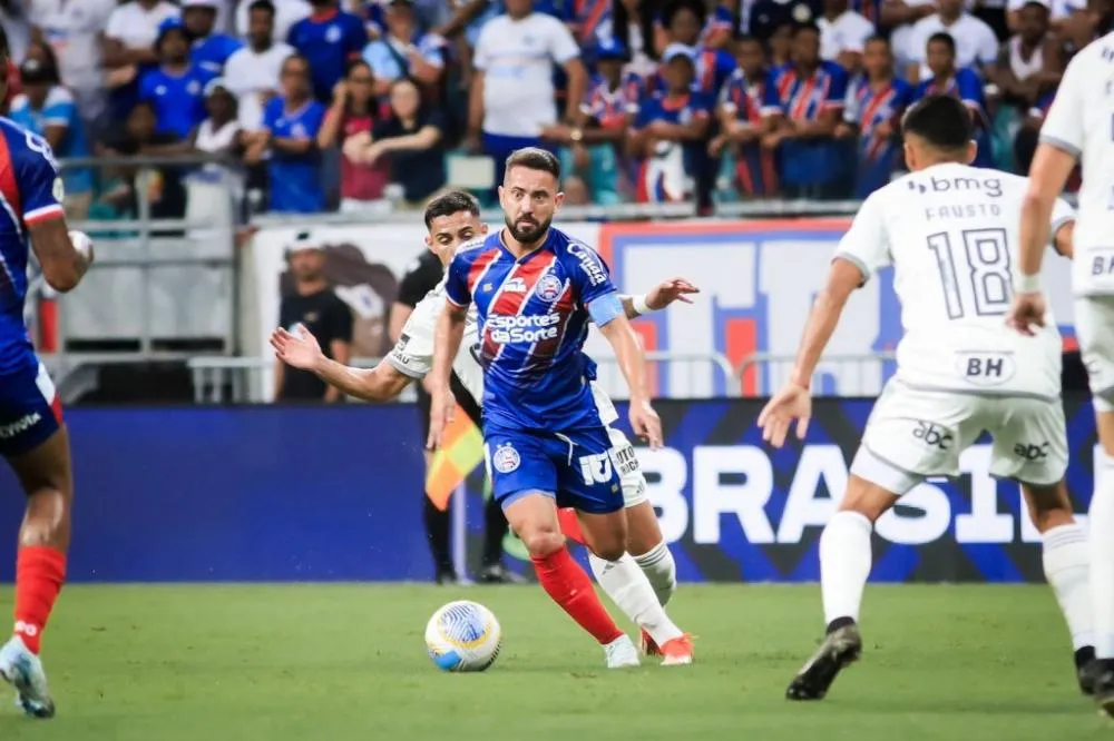Bahia vence Atlético-MG por 3 a 0 e sobe para 6ª posição no Brasileirão