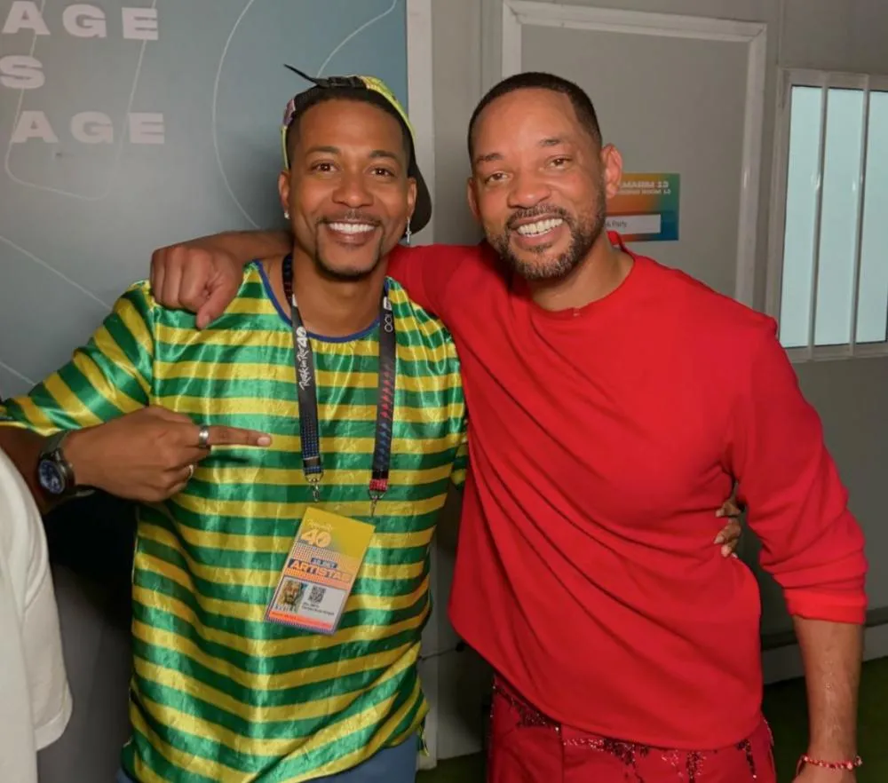 Will Smith faz collab com sósia baiano Naio Barreto e arranca risadas de seguidores após Rock in Rio