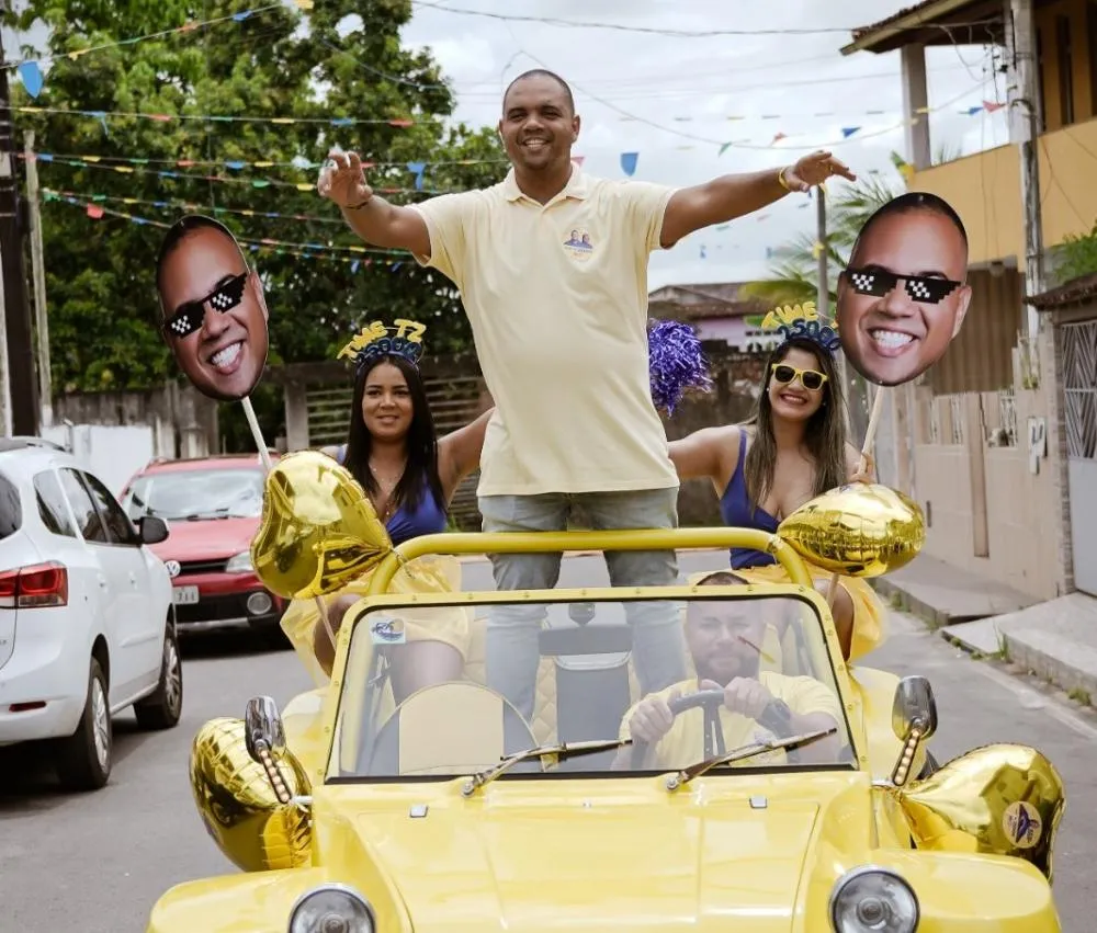Tiago de Zezo reúne famílias e realiza grande carreata 