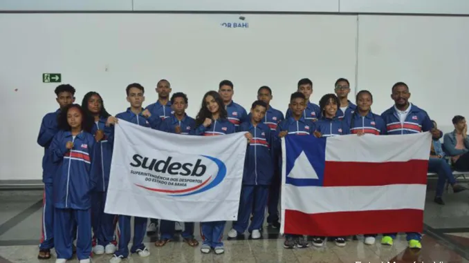 Estudantes de Dias d'Ávila e Pojuca representam a Bahia em competição esportiva no Recife