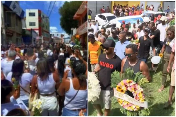 Com presença de centenas de pessoas, corpo de Martinha é sepultado 