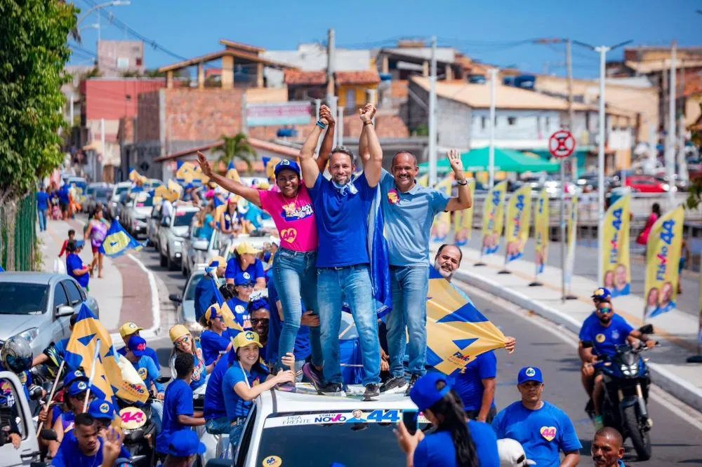 Carreata do 44 movimenta orla de Camaçari com passagem em Abrantes, Jauá e Arembepe
