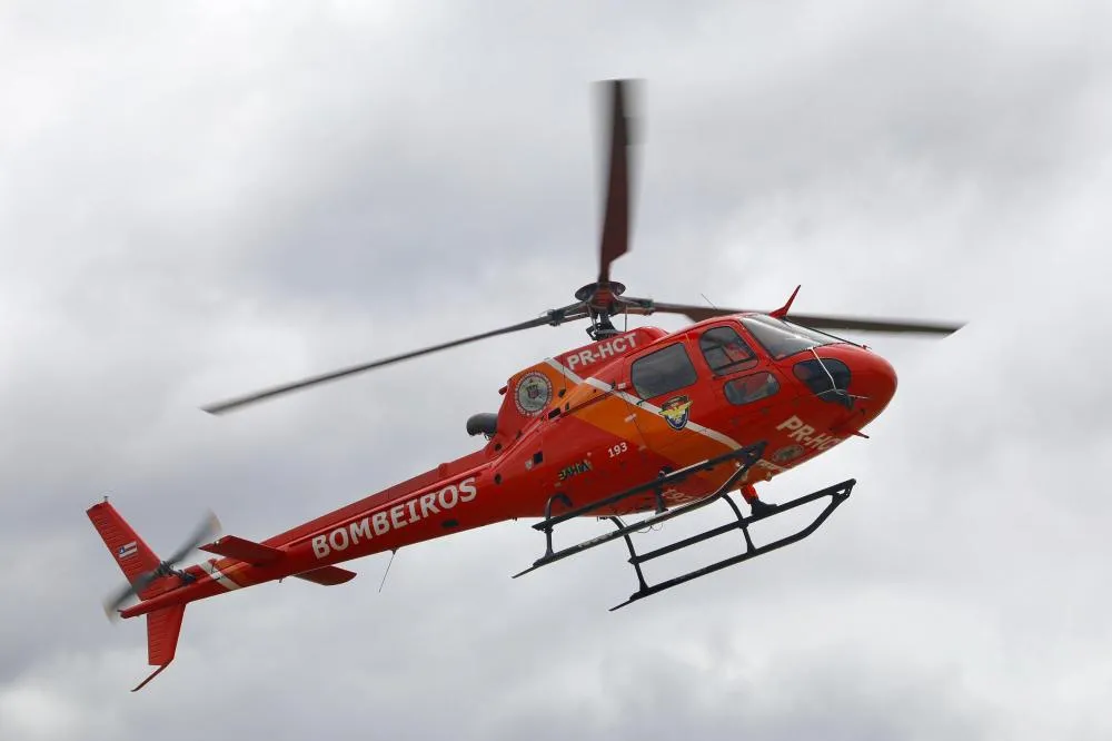 Corpo de Bombeiros disponibiliza helicóptero para resgates em Mata de São João 