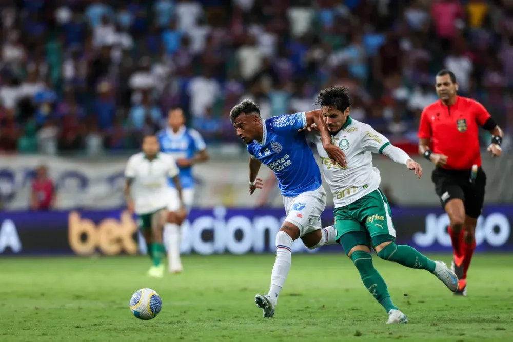 Bahia sofre virada do Palmeiras e amplia sequência negativa na Série A