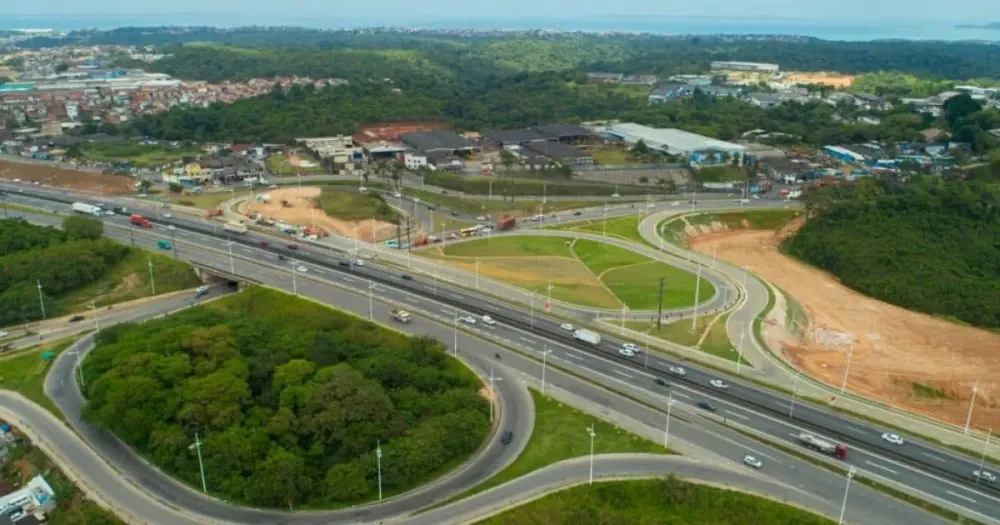 Tráfego na Via Regional será alterado temporariamente neste fim de semana durante serviços da Embasa