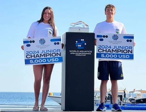 Nadadora baiana de 17 anos é campeã da Copa do Mundo de Águas Abertas
