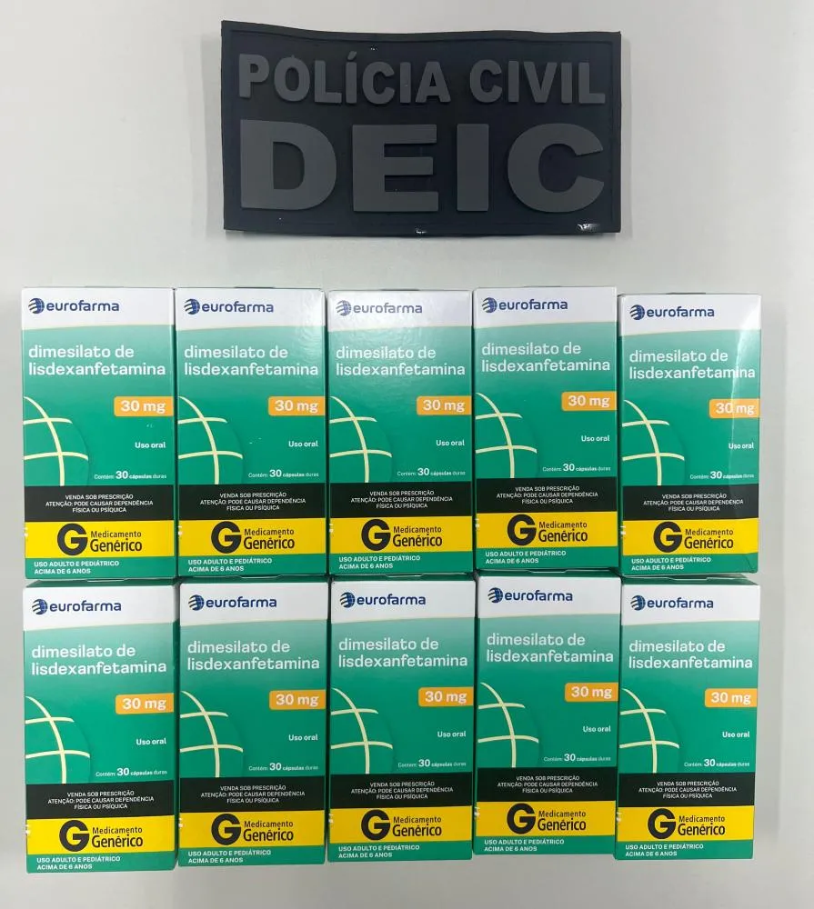 Homem é preso por vender medicamentos para TDAH ilegalmente