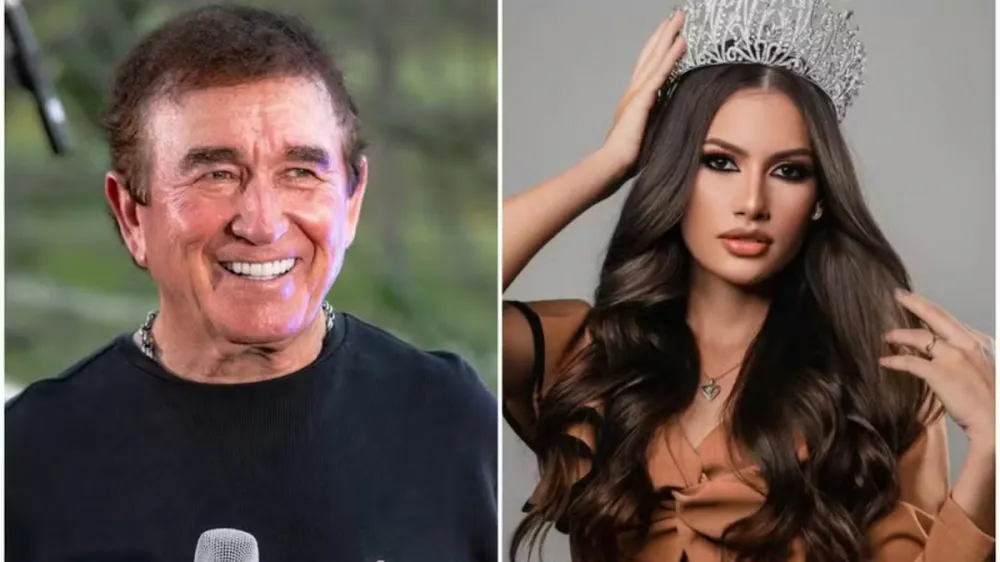 Amado Batista está vivendo romance com miss 51 anos mais nova do que ele