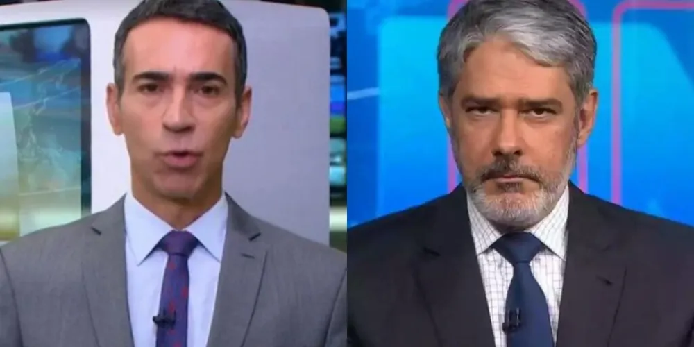 William Bonner comenta aposentadoria e elogia César Tralli: “Um dos mais gabaritados”