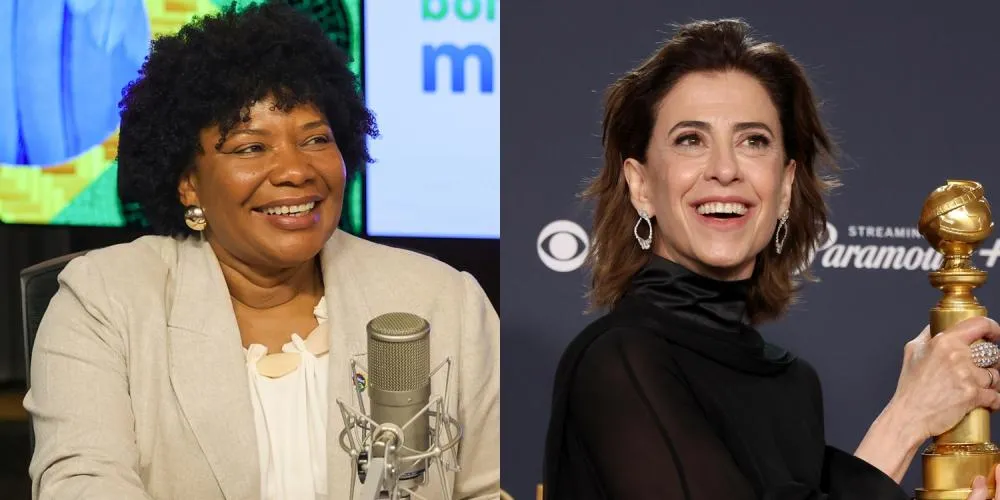Margareth Menezes parabeniza Fernanda Torres pelo Globo de Ouro