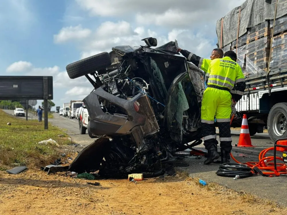 Motorista morre após colisão com carreta próximo ao Entroncamento de Mata 