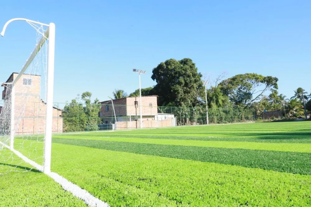 Mata de São João inaugura novos campos de grama sintética